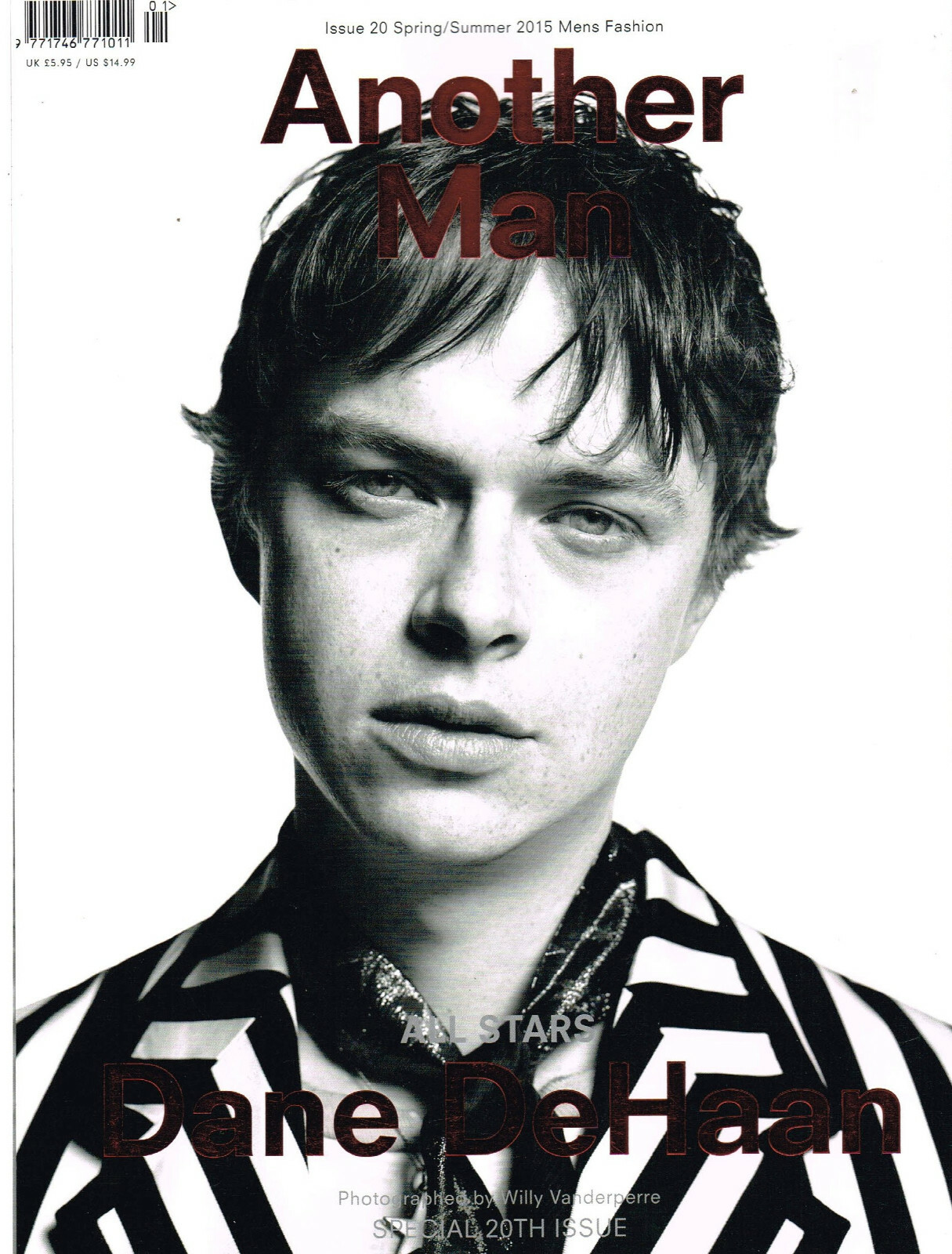 ANOTHER MAN #20 S/S 2015 All Stars DANE DeHaan MARIJN APER Harry Curran @ N/MINT