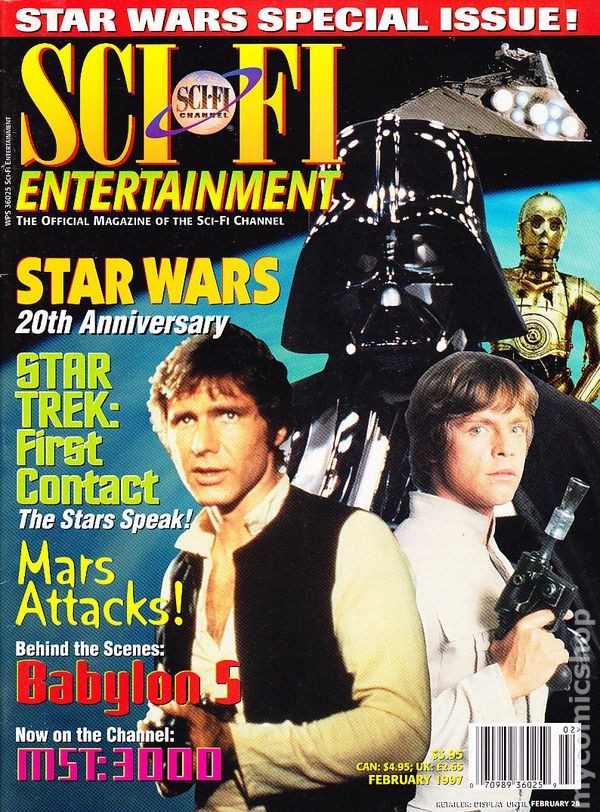 Sci Fi Magazine Feb 1997 FN Stock Image