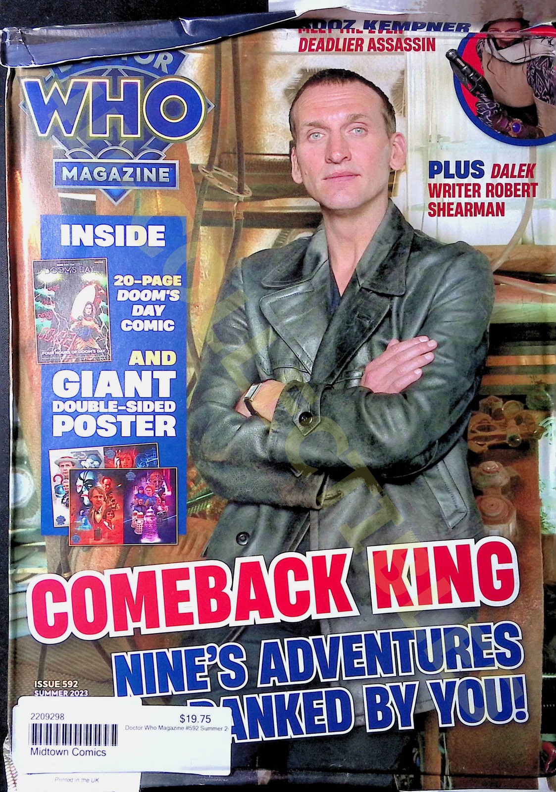 Doctor Who Magazine Issue 592 BBC Summer 2023 Comic Poster Inside