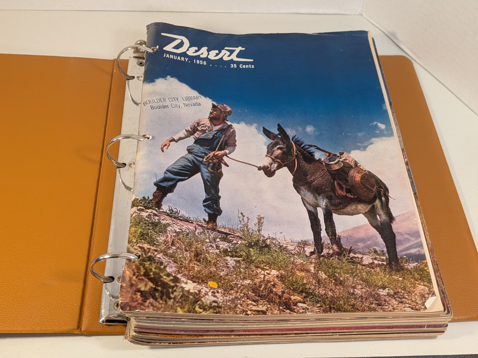 Desert Magazine 1956 Complete Year 12 Issues Lot Southwest USA Library Discards