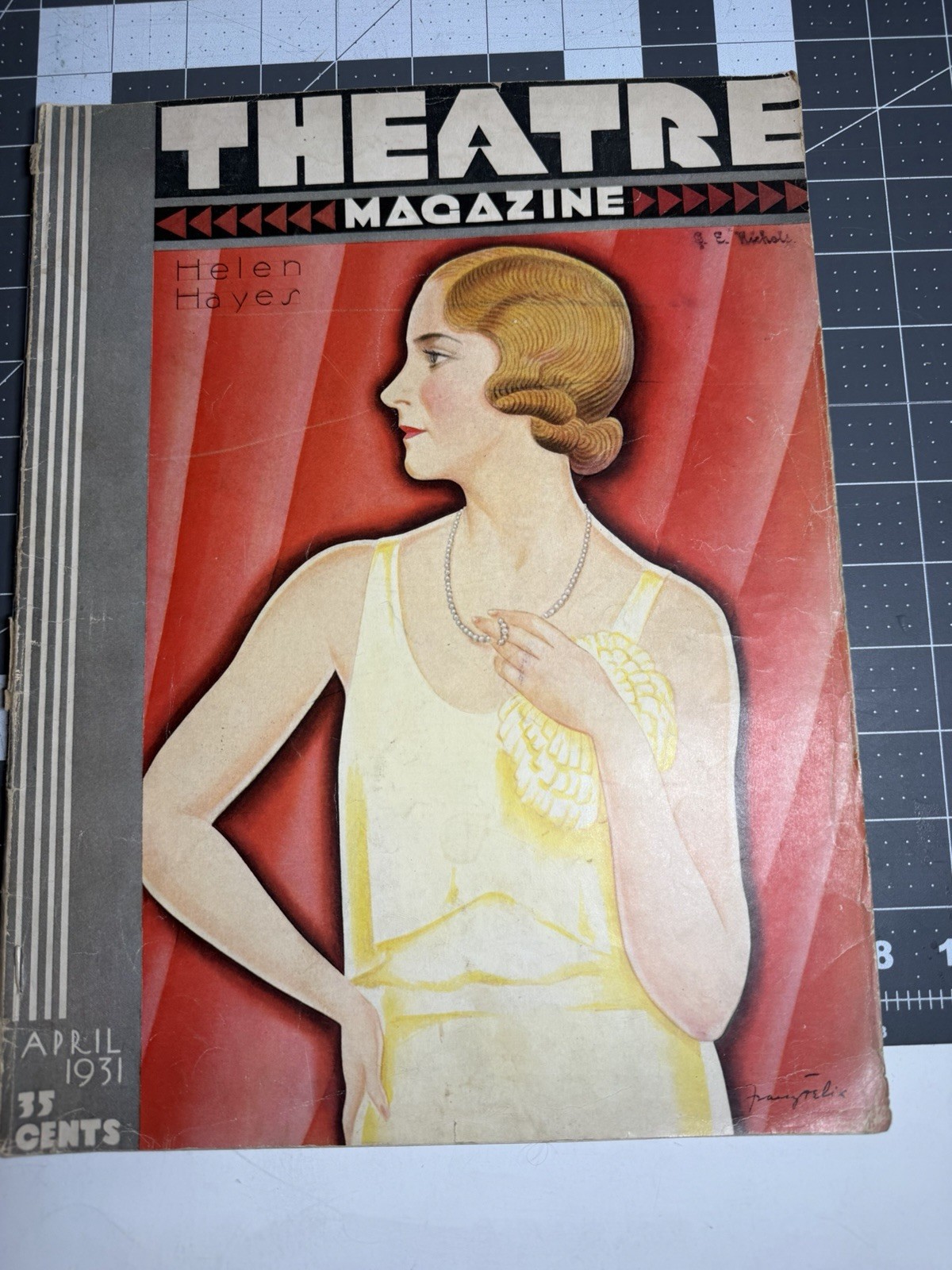 Vintage APRIL 1931 Theatre Magazine HELEN HAYES ART DECO Read