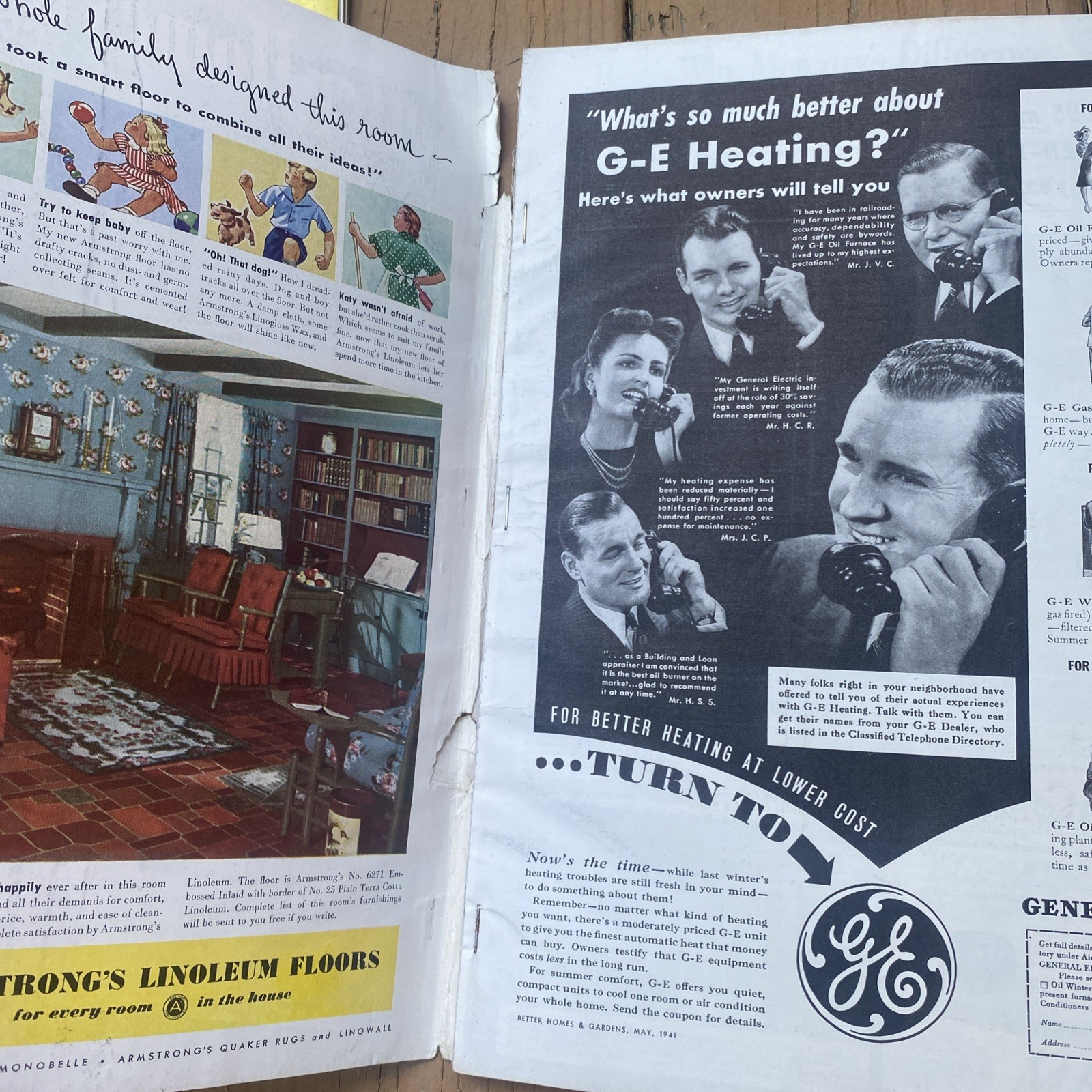 1941 (8) 1942 (6) BETTER HOMES & GARDENS vintage lot of 14 Magazines World War 2