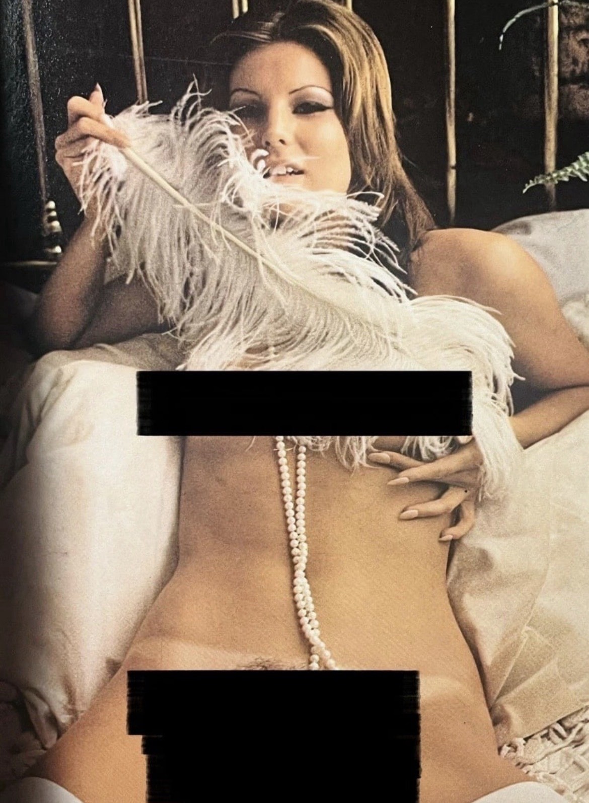 Penthouse June 1974 Pet Of The Month Alice Justin, Muhammad Ali