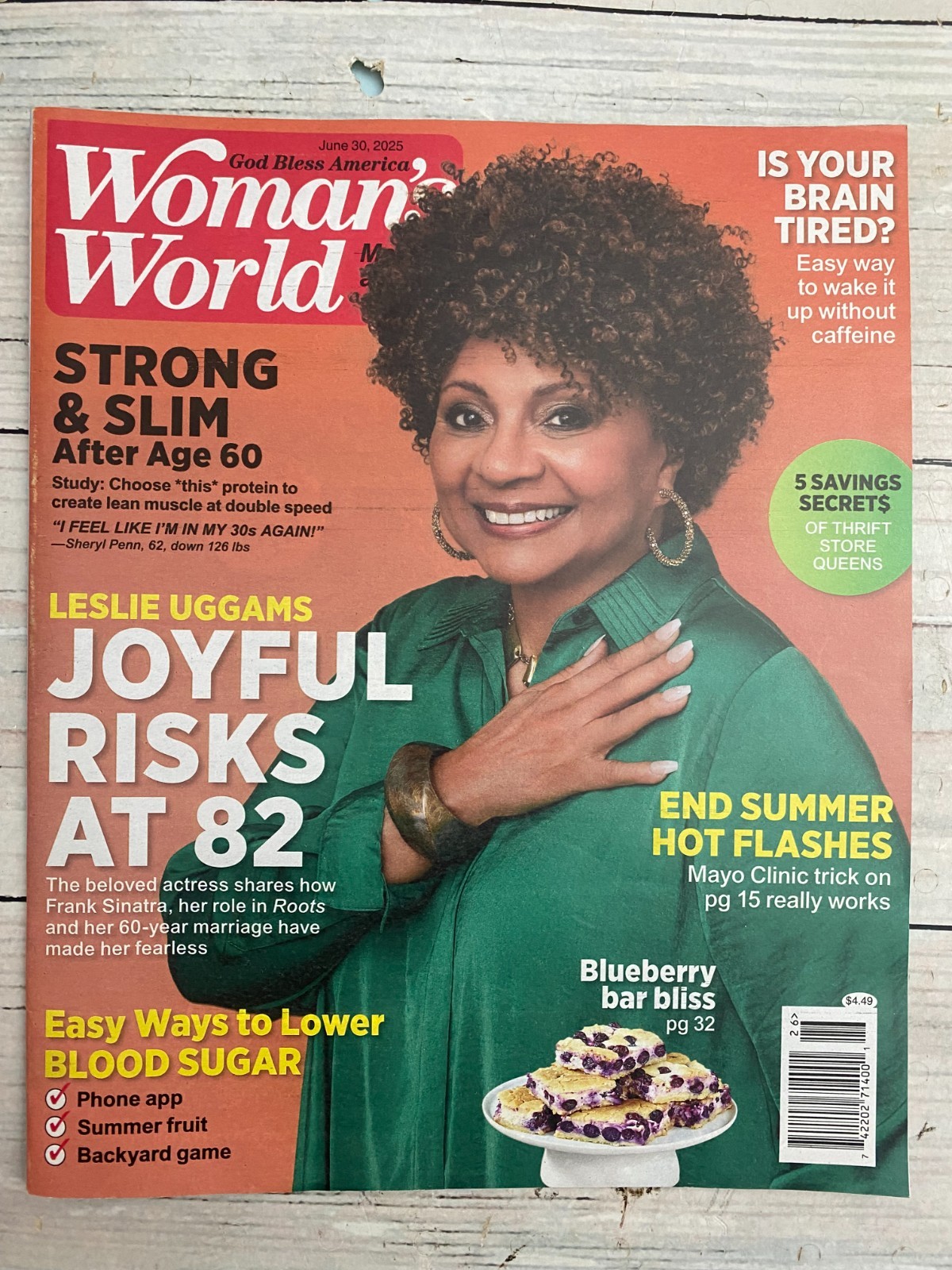 Woman’s World June 30, 2025 Magazine Leslie Uggams Joyful Risks at 82 Strong