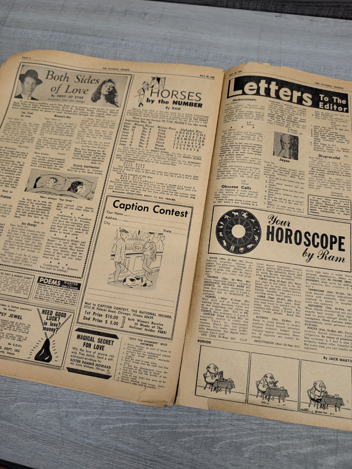 1965 The National Insider & 1964 Insider News Tabloid Magazine’s. Oswald, Taylor